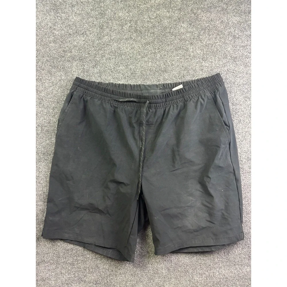 Columbia PFG Shorts Mens XL Black Elastic Waist Performance‎ Fishing 2033231